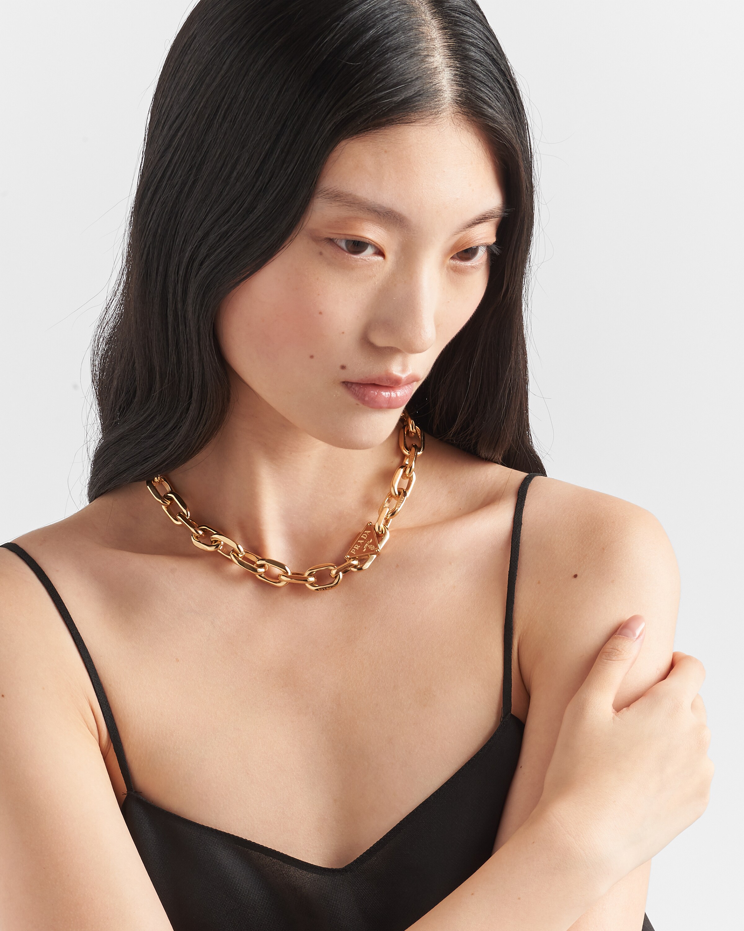 希少/即発送】PRADA Chain Necklace ゴールド 50 cm | APPS 