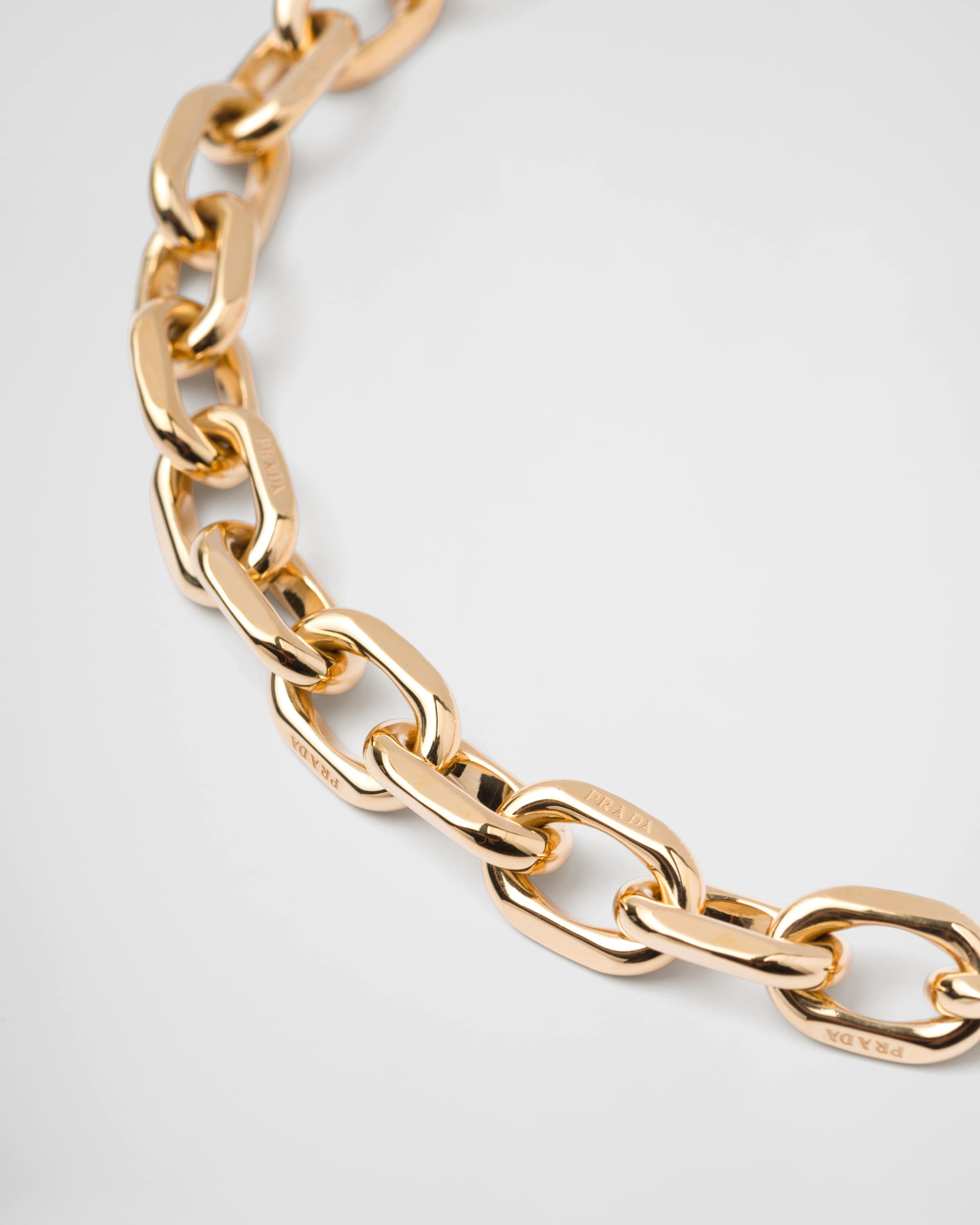 Gold Eternal Gold Chain Necklace In Yellow Gold PRADA