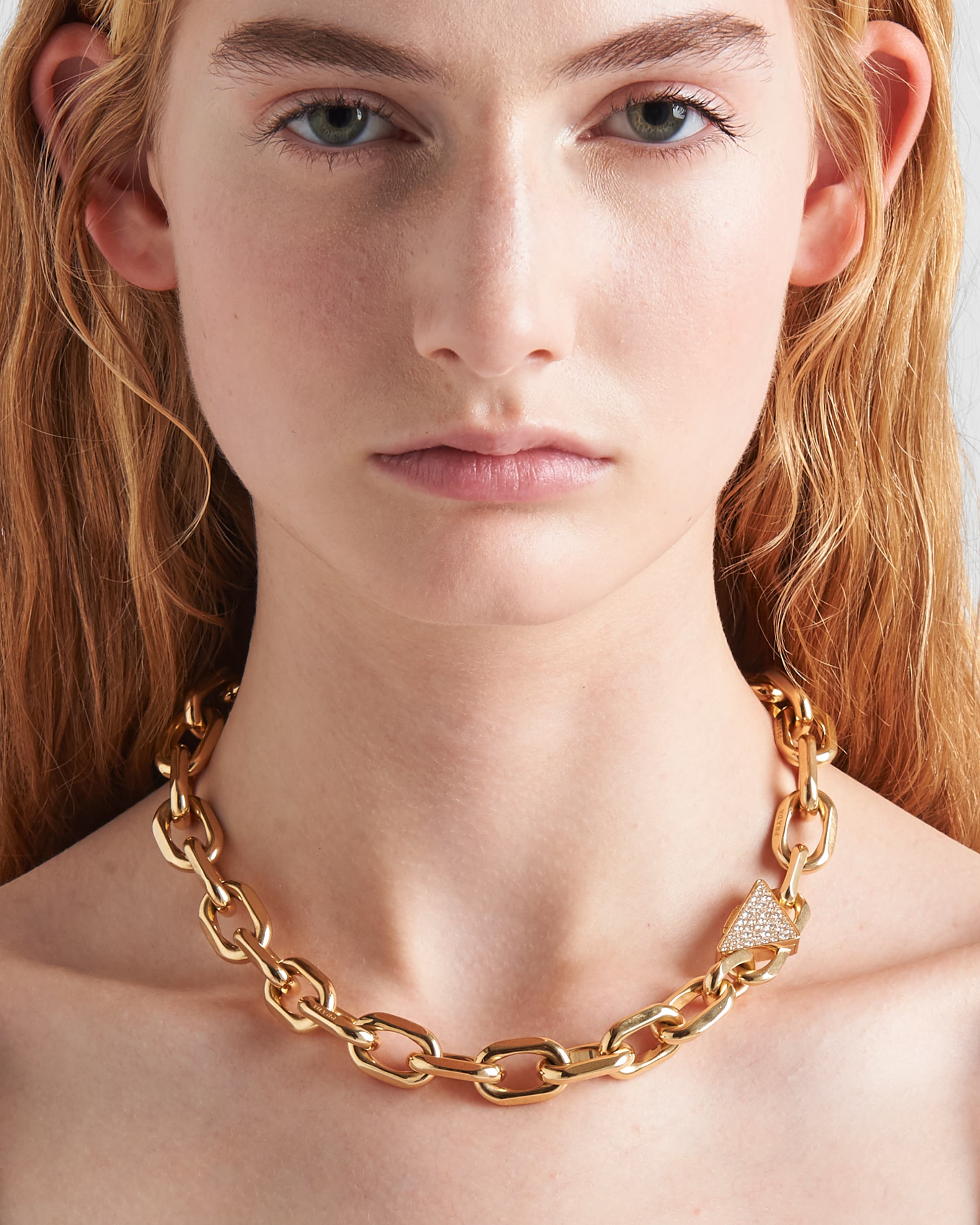Fine Gold And Diamonds Necklaces And Choker Prada