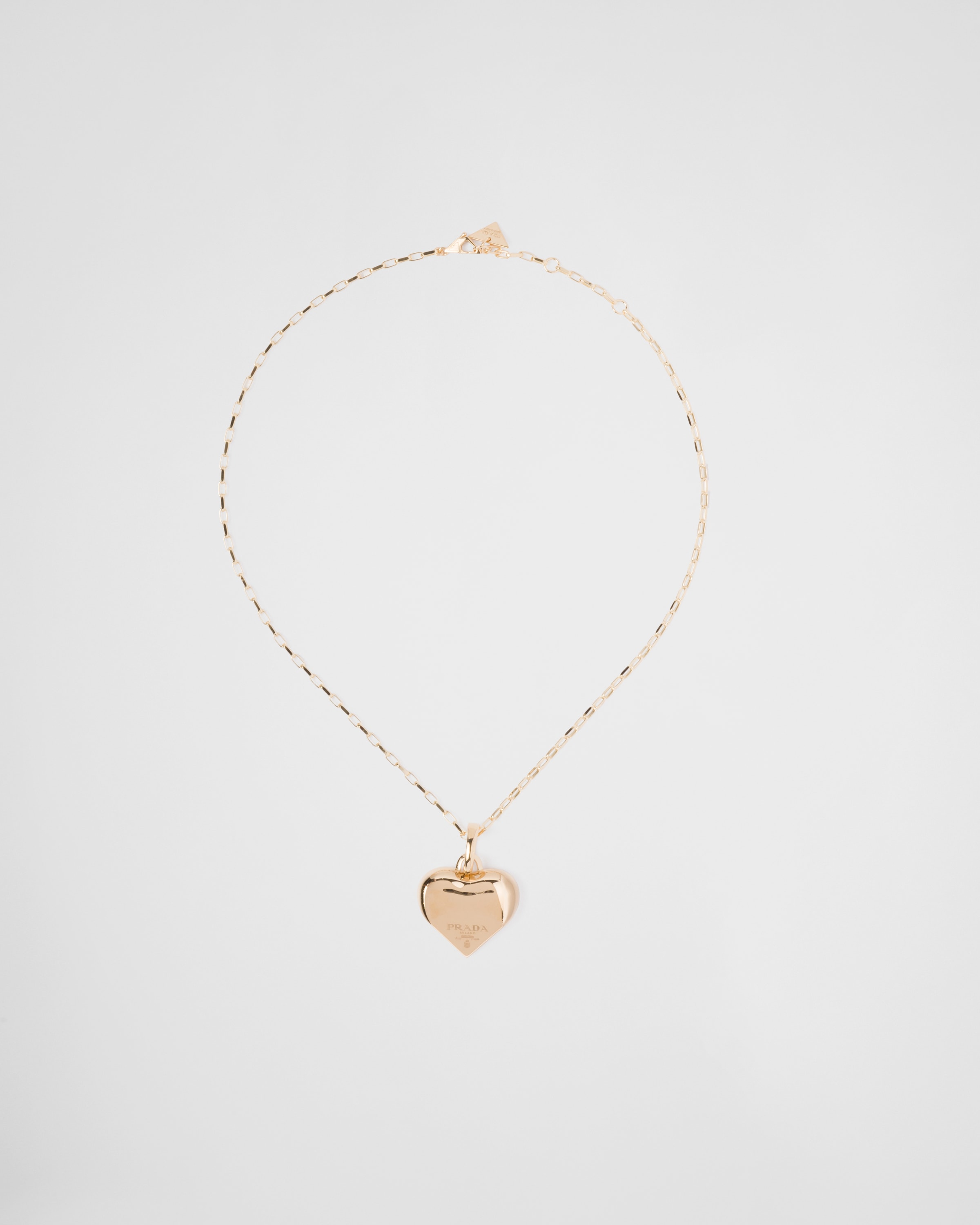 Prada Eternal Gold Small Pendant Necklace In Yellow Gold