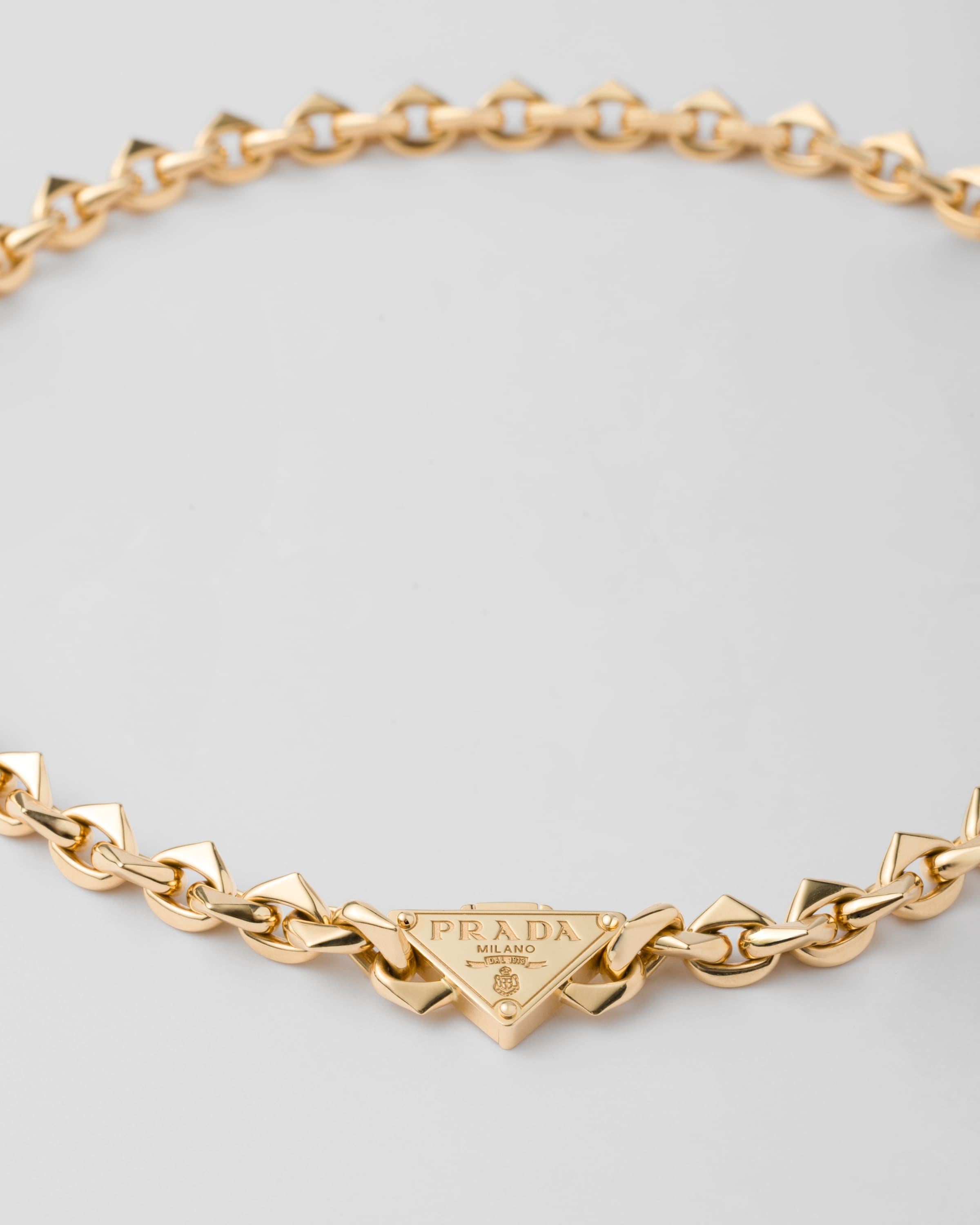 Gold Eternal Gold Chain Necklace Yellow Gold PRADA