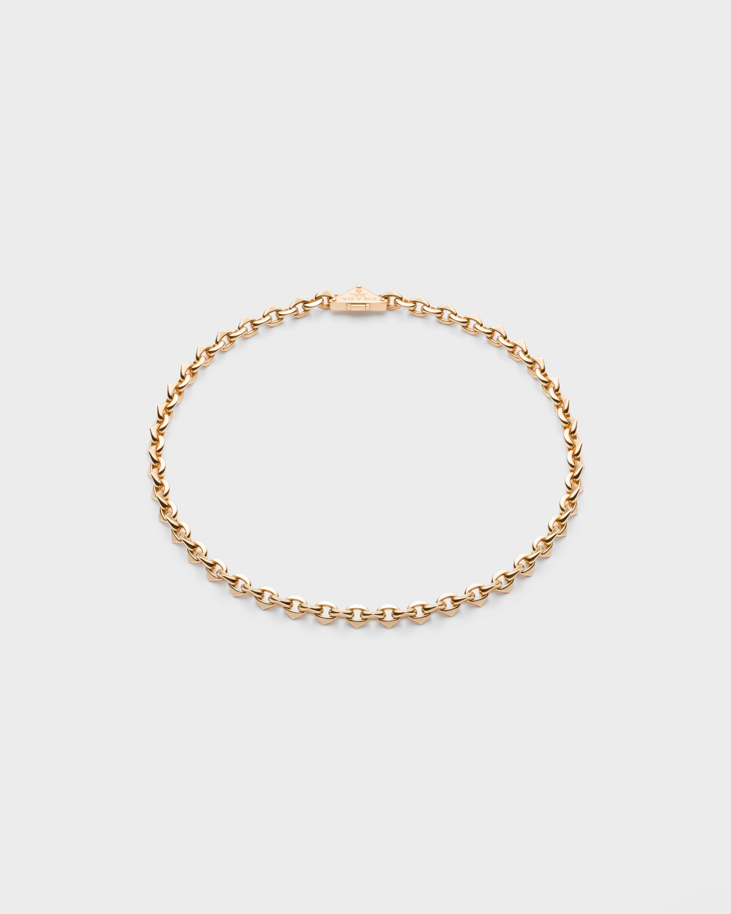 Prada Collana Eternal Gold In Oro Giallo, Donna, Oro, Taglia M