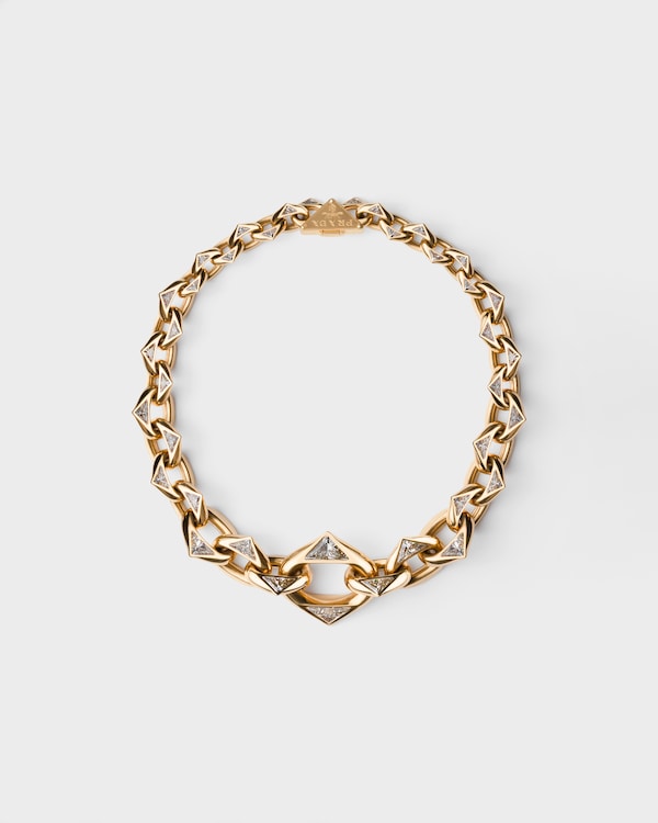 Eternal Gold chain necklace in yellow gold and laboratory-grown diamonds Eternal Gold chain necklace in yellow gold and laboratory-grown diamonds