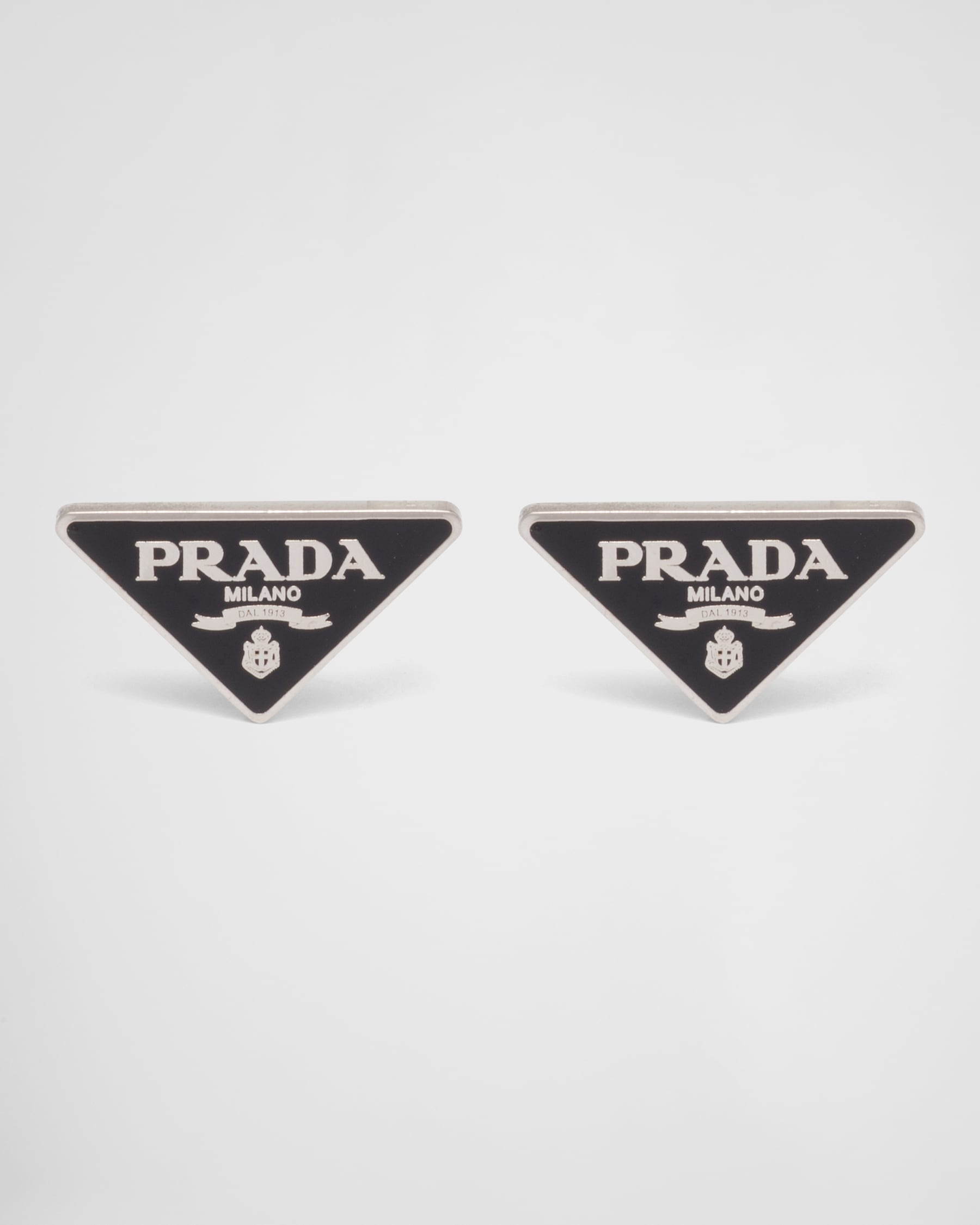 Black Prada Symbole Earrings | PRADA