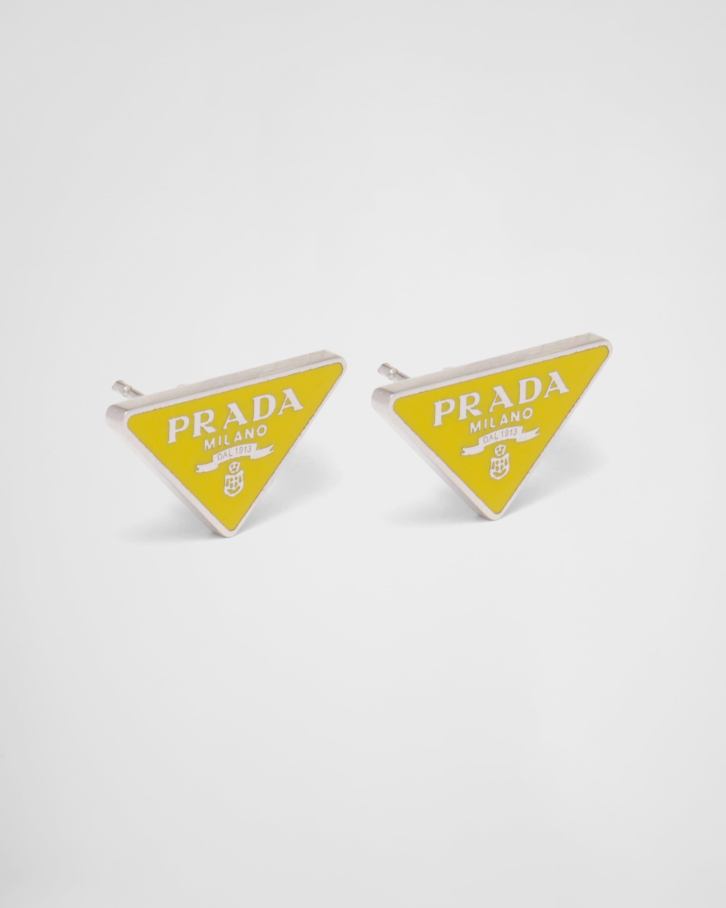 Prada logo clearance earrings