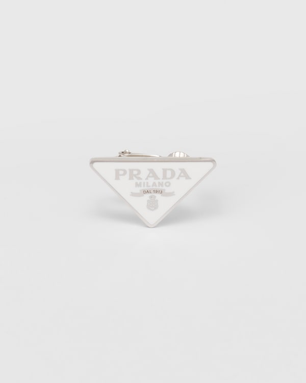 ★PRADA★Prada Symbole pendant right earring★国内発送★ White Prada Symbole pendant right earring | PRADA
