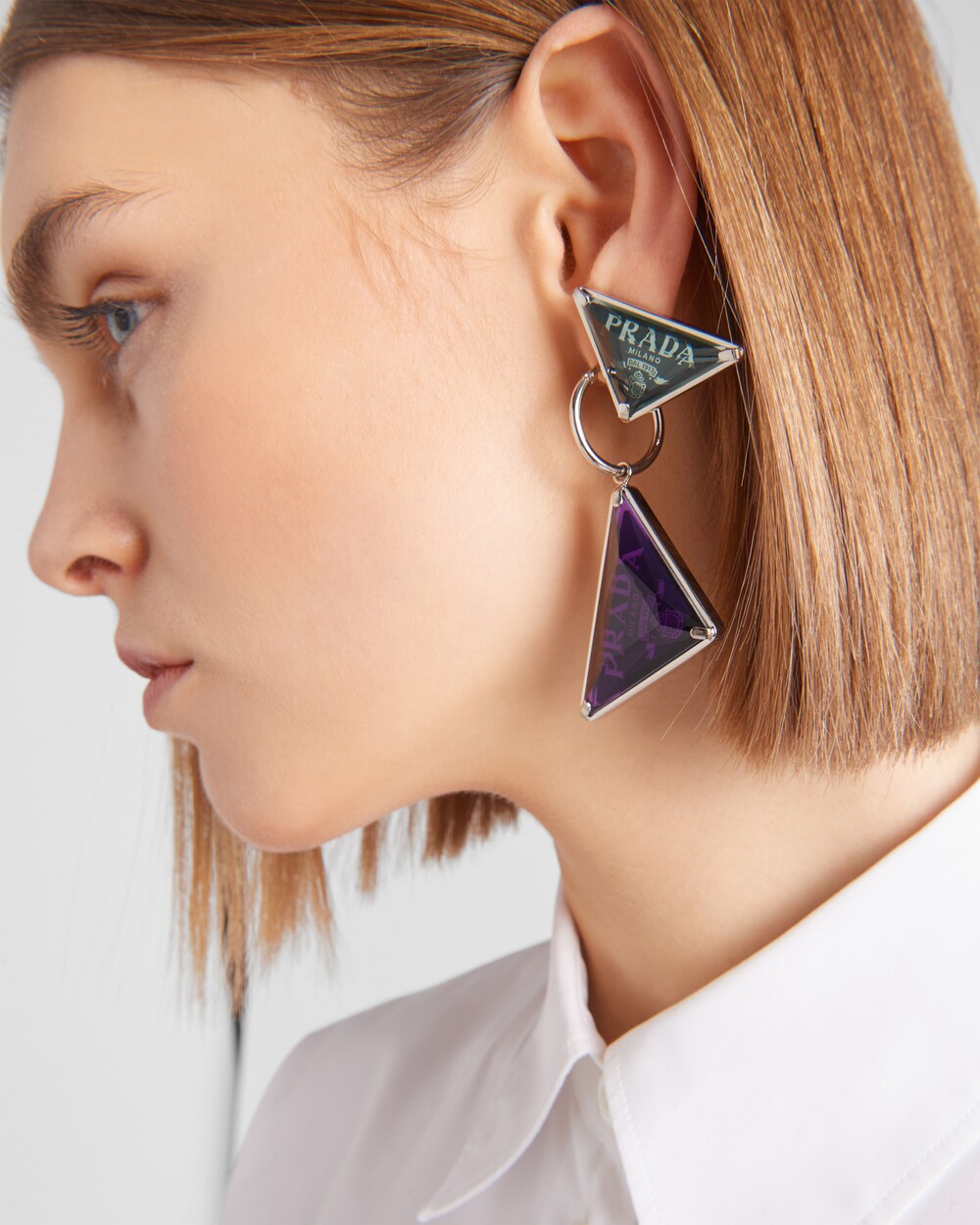 新品、本物、当店在庫だから安心】 PRADA ピアス ノベルティ ピアス(両