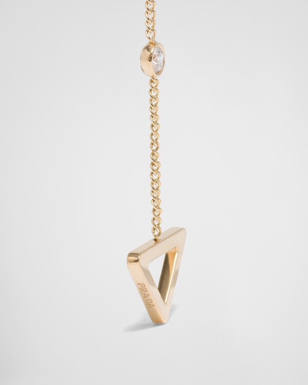 Eternal Gold イエローゴールドxダイヤモンド カットアウト ドロップピアス Eternal Gold イエローゴールドxダイヤモンド カットアウト ドロップピアス