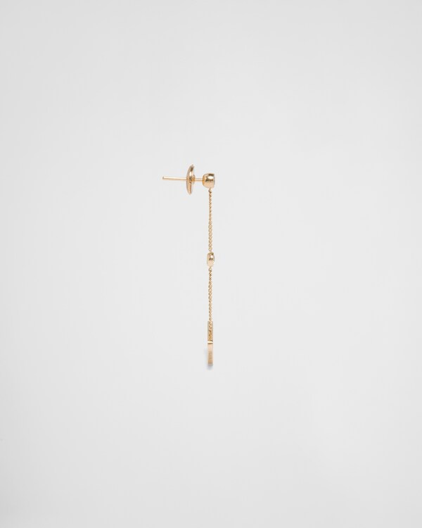 Eternal Gold イエローゴールドxダイヤモンド カットアウト ドロップピアス Eternal Gold イエローゴールドxダイヤモンド カットアウト ドロップピアス