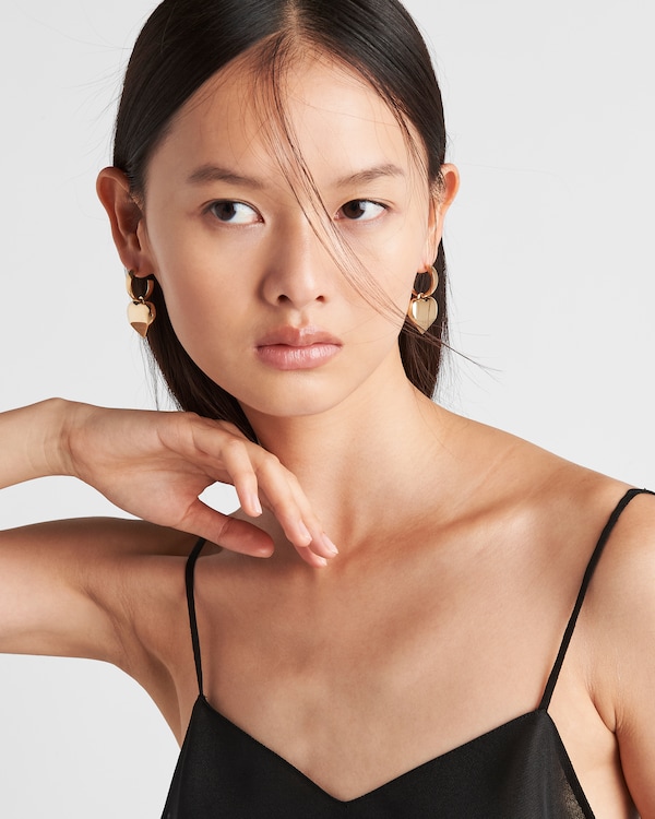 Orecchini con pendenti small Eternal Gold in oro giallo Orecchini con pendenti small Eternal Gold in oro giallo