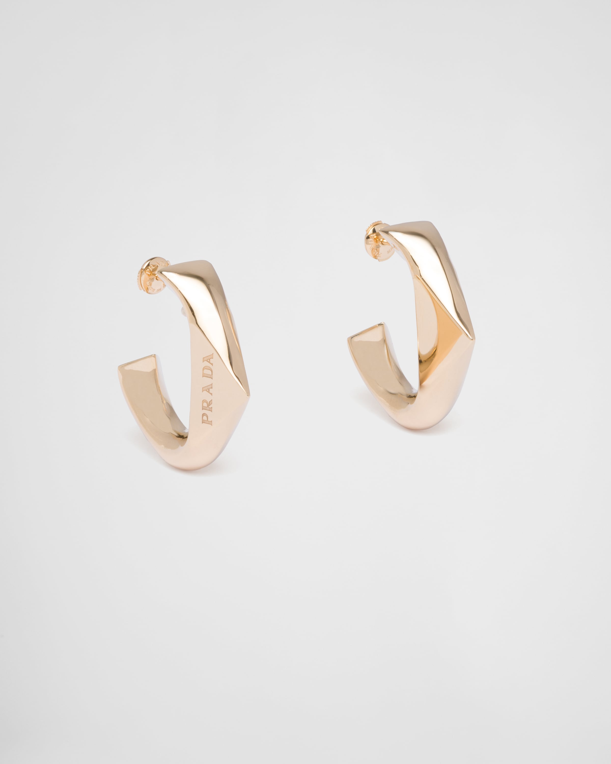 Fine Gold And Diamonds Earrings Studs And Brooches Prada