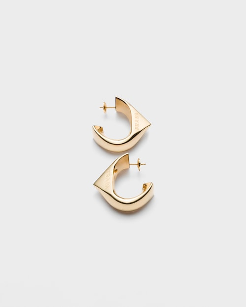 Prada Eternal Gold 18K黄金耳环 1