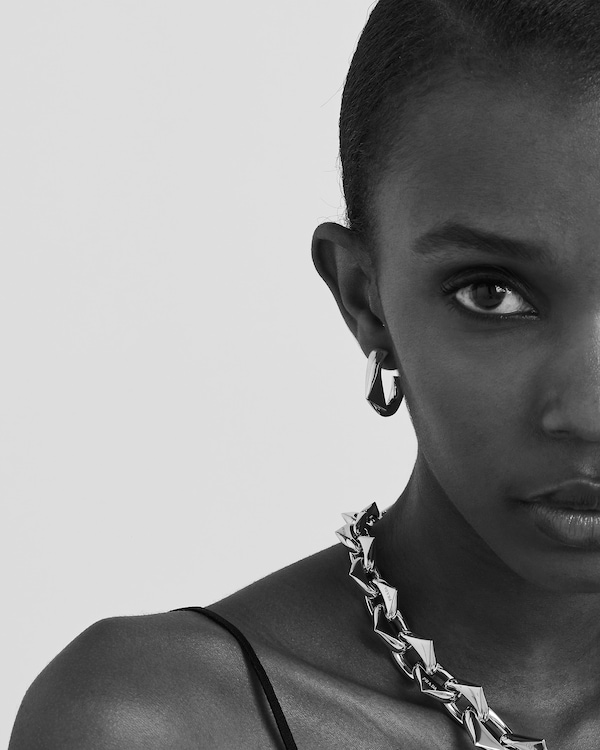 이터널 골드 소형 귀걸이, 옐로우 골드 이터널 골드 소형 귀걸이, 옐로우 골드