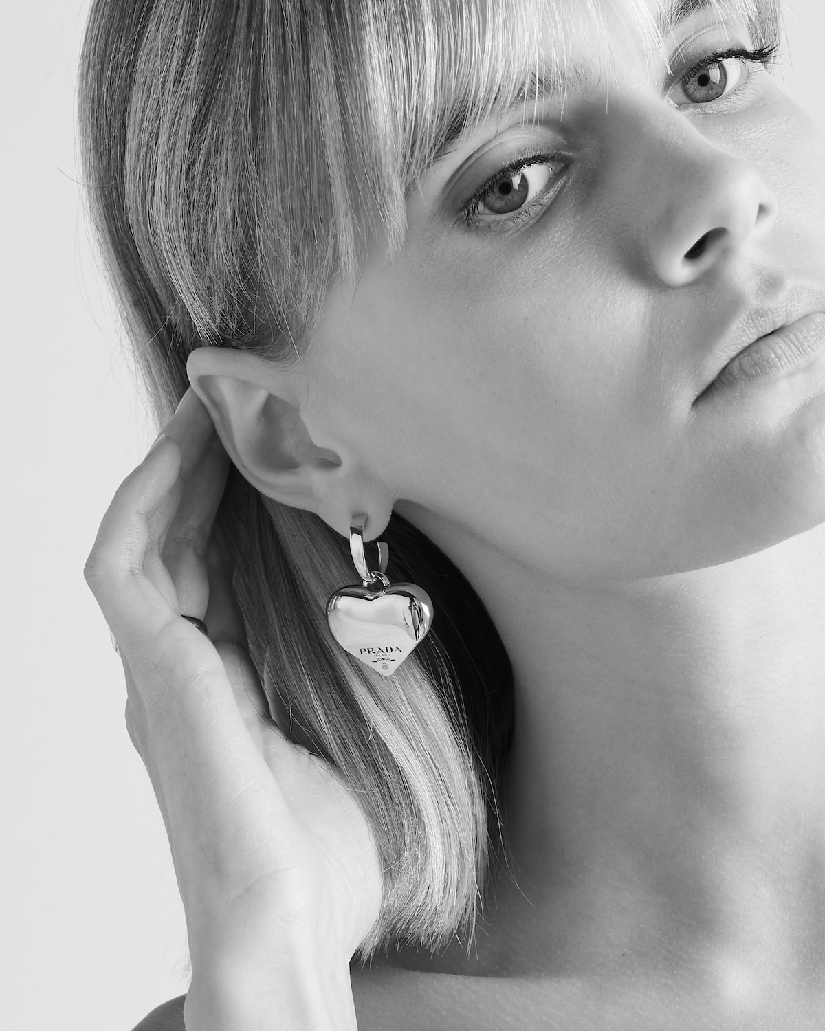 Gold Eternal Gold Medium Drop Earrings In Yellow Gold | PRADA