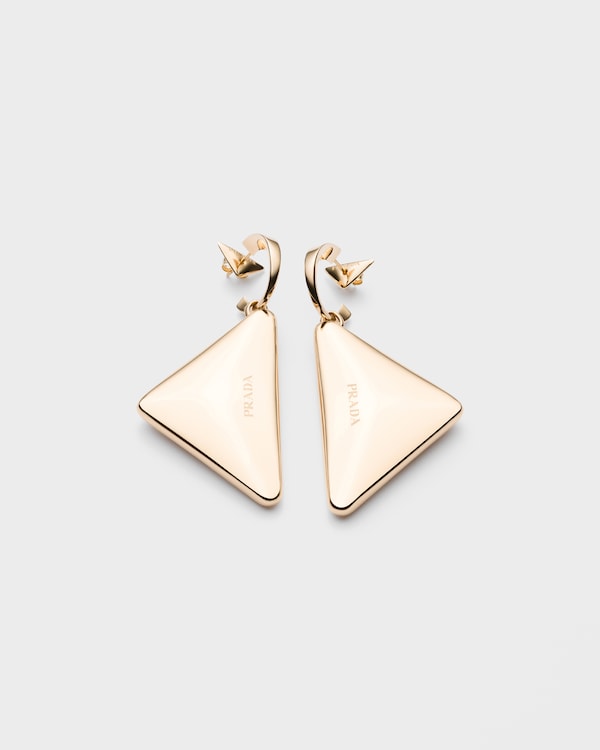 Eternal Gold イエローゴールド ミディアムドロップピアス - ゴールド Eternal Gold イエローゴールド ミディアムドロップピアス - ゴールド