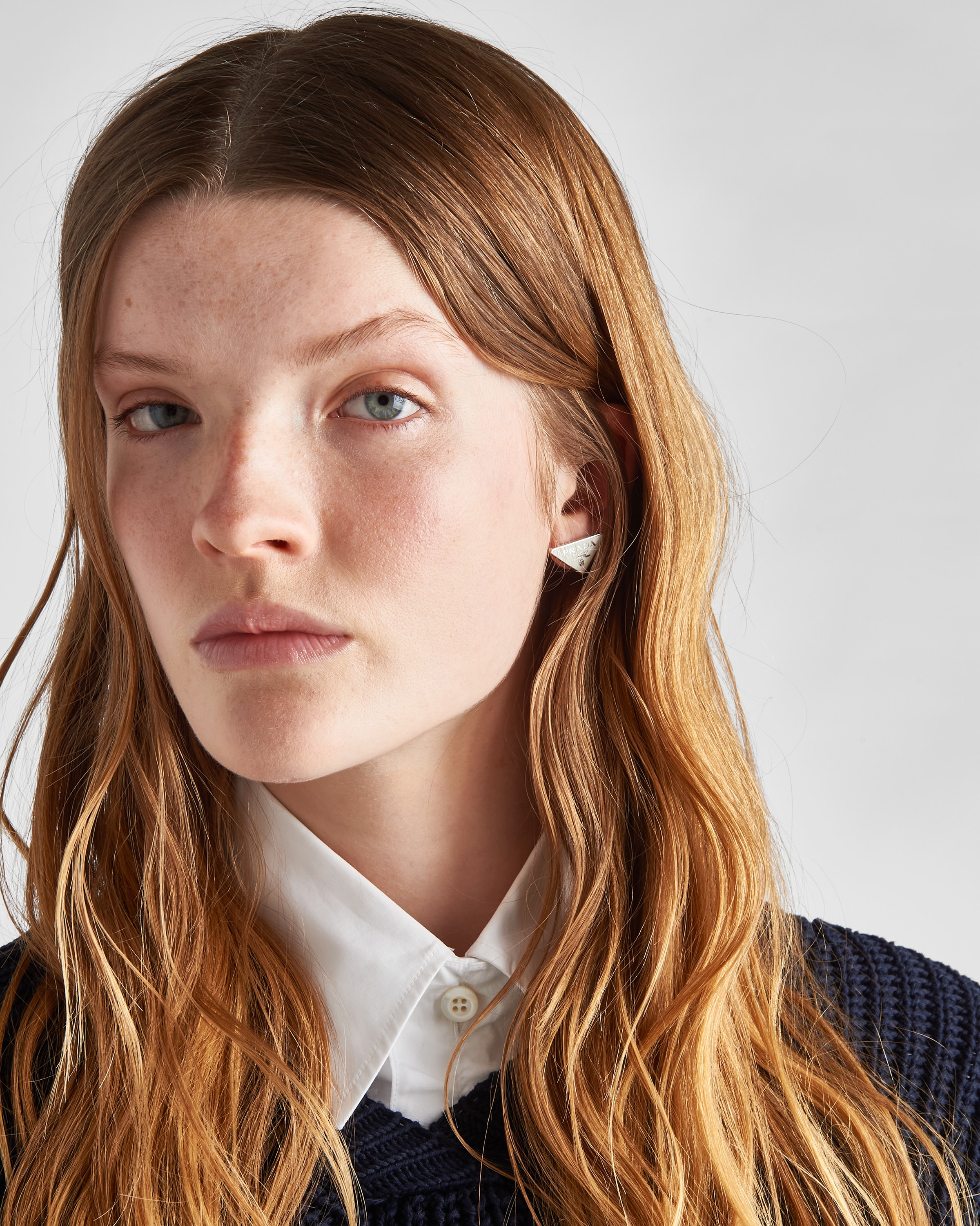 Prada clearance symbol earrings
