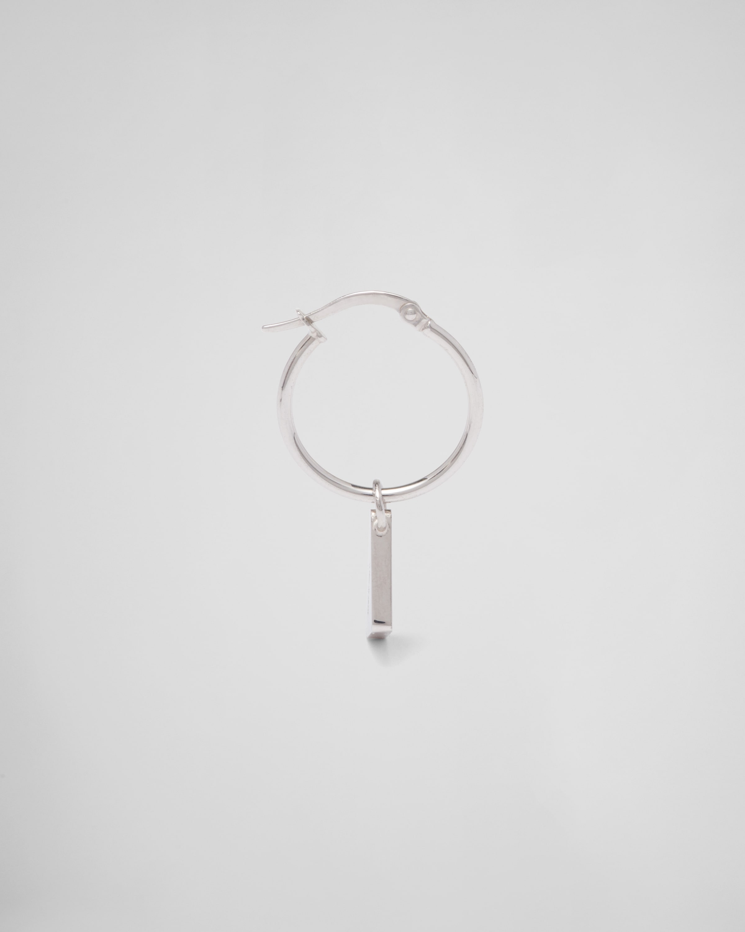 Black Prada Symbole drop earrings | PRADA