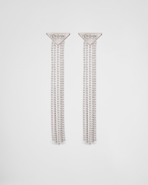 Crystal Logo Jewels zirconia earrings Crystal Logo Jewels zirconia earrings