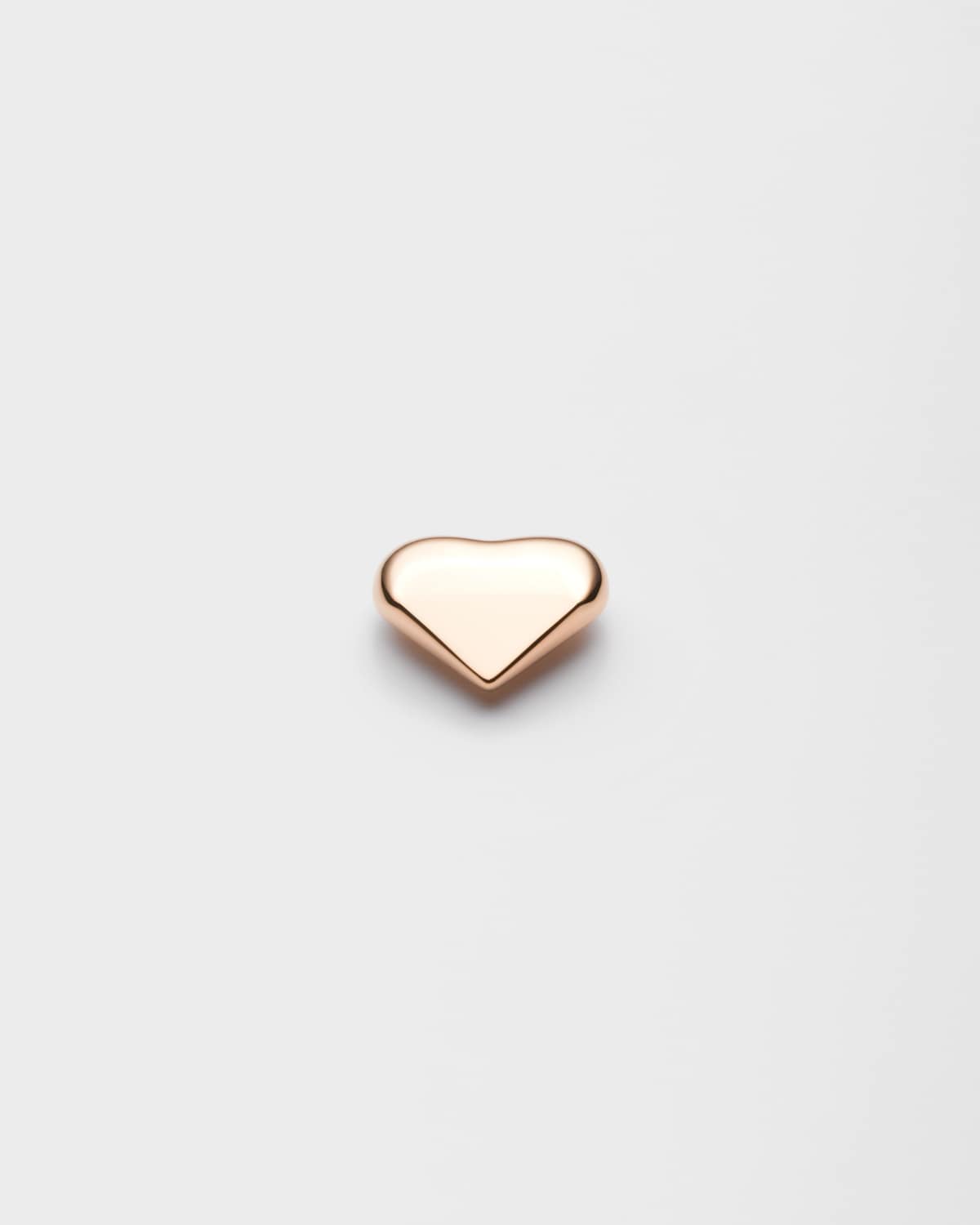 Eternal Gold Nano Heart single earring in rose gold