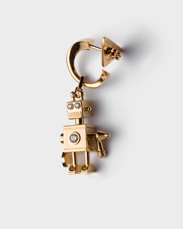 Eternal Gold Pop Charms earrings - Gold/White Eternal Gold Pop Charms earrings - Gold/White