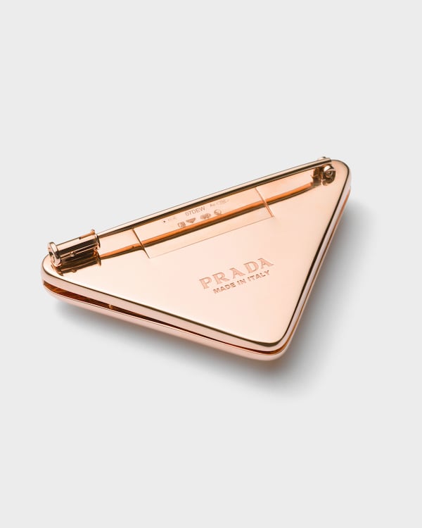 スモールトライアングル付 Eternal Gold ピンクゴールド ブローチ - ローズゴールド スモールトライアングル付 Eternal Gold ピンクゴールド ブローチ - ローズゴールド