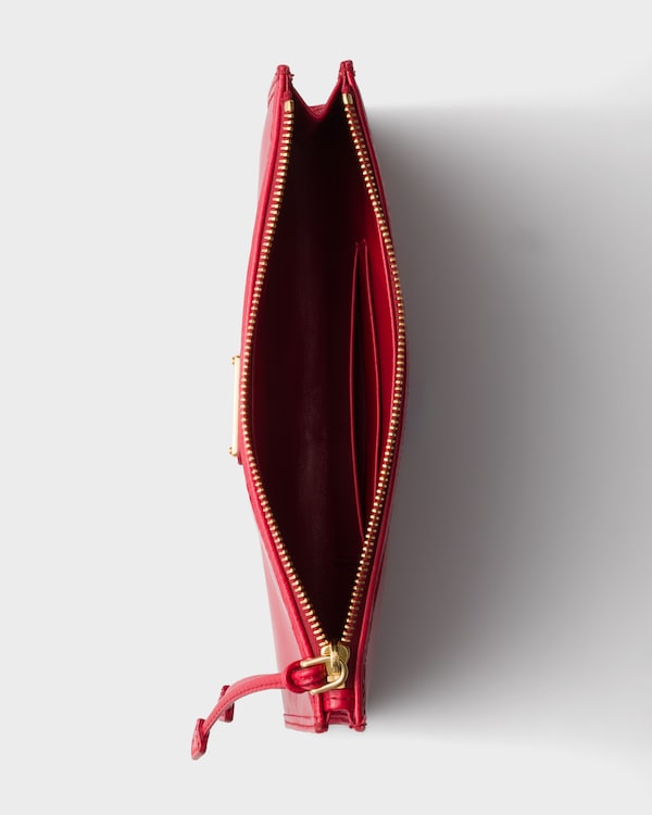 Leather pouch - Red Leather pouch - Red