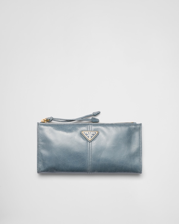 Black Large Saffiano Leather Wallet | PRADA