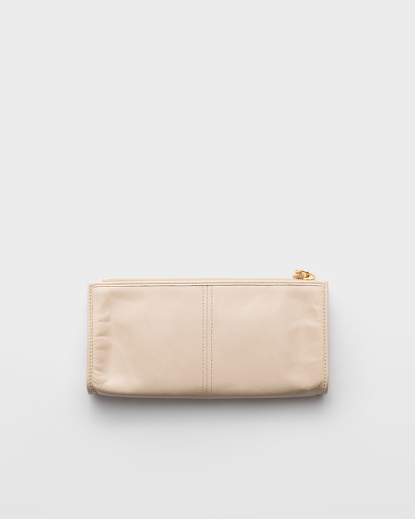 Leather pouch - Travertine Stone Leather pouch - Travertine Stone