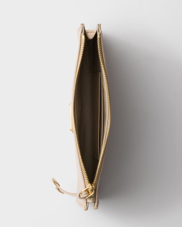 Leather pouch - Travertine Stone Leather pouch - Travertine Stone