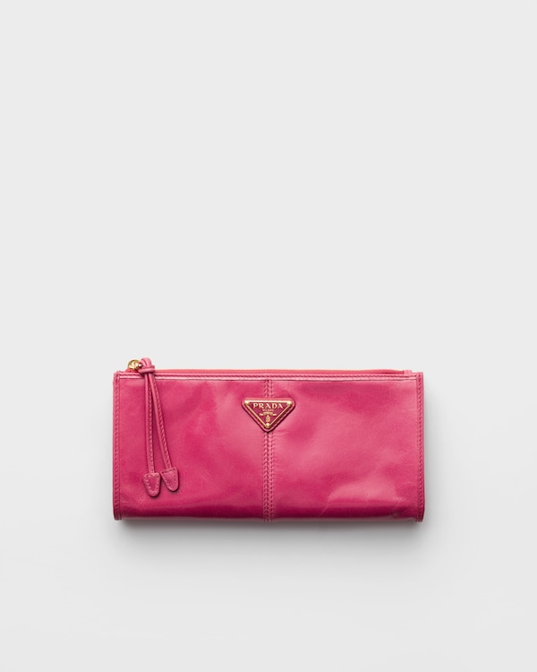 Leather pouch - Peony Pink Leather pouch - Peony Pink