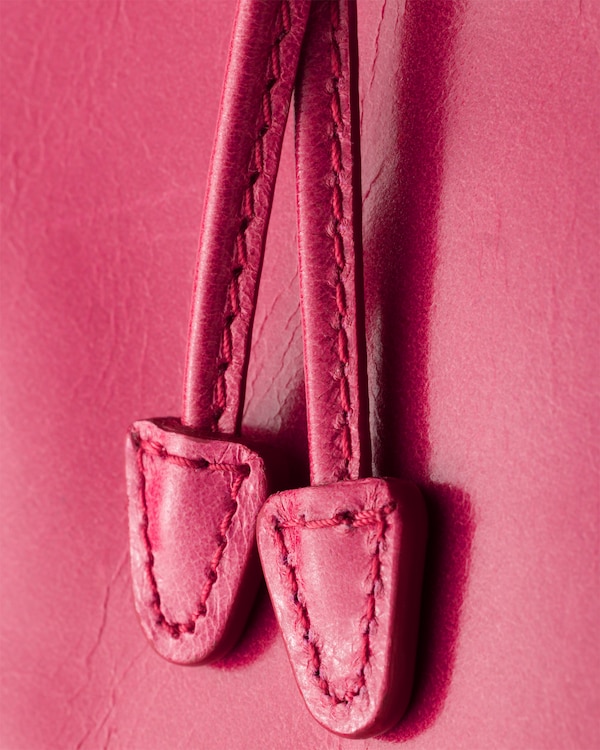 Leather pouch - Peony Pink Leather pouch - Peony Pink