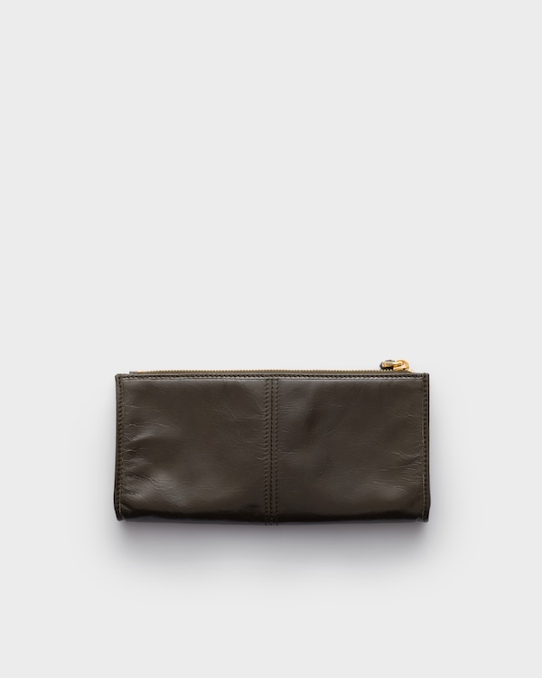 Pochette en cuir - Vert Forêt Pochette en cuir - Vert Forêt