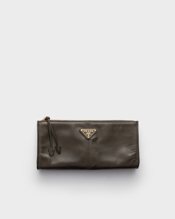 Pochette en cuir - Vert Forêt Pochette en cuir - Vert Forêt