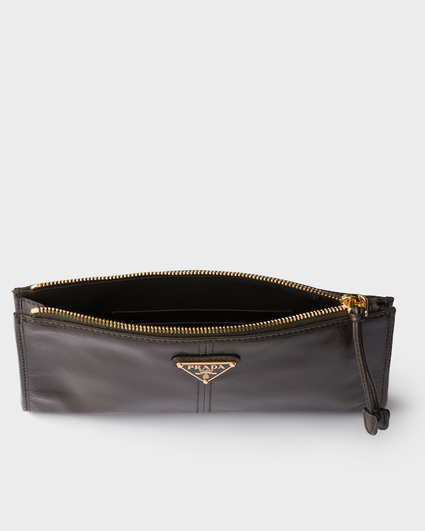 Pochette en cuir - Vert Forêt Pochette en cuir - Vert Forêt