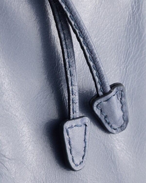 كيس من الجلد - أزرق ملاحي كيس من الجلد - أزرق ملاحي