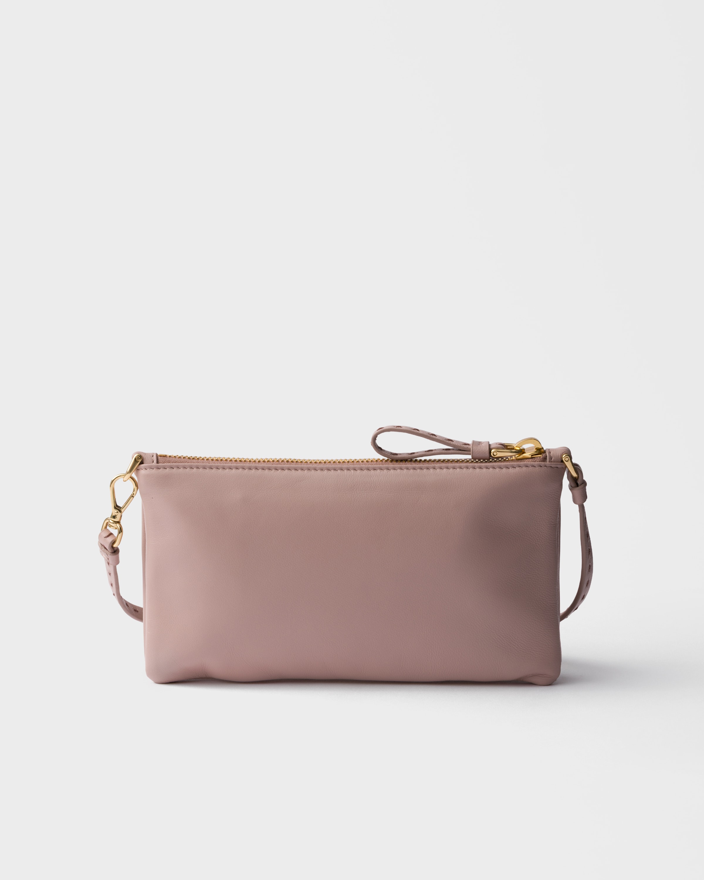 オパール ナッパレザー羊革 ジッパーポーチ | PRADA - 日本