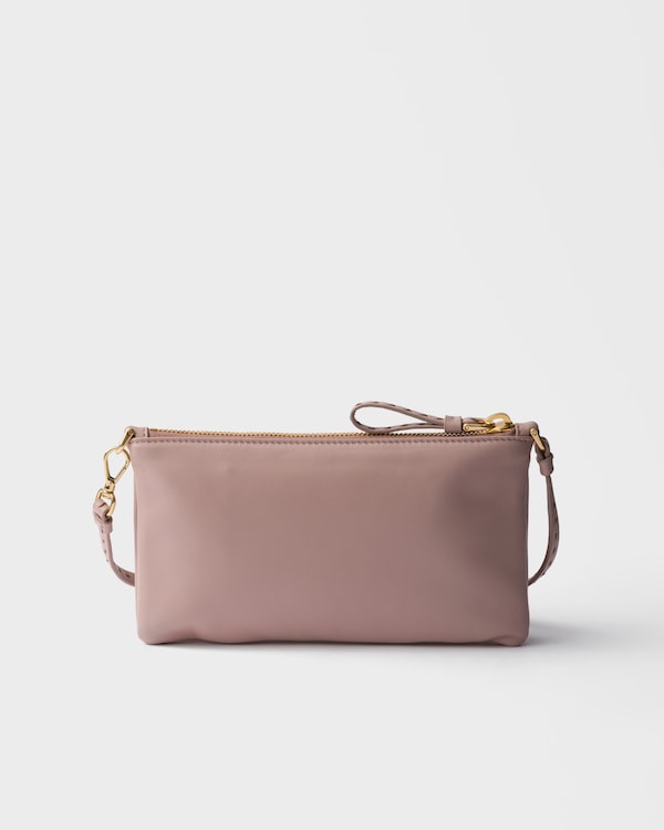 Nappa leather zipper pouch - Opal Nappa leather zipper pouch - Opal
