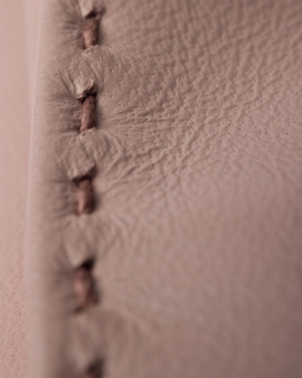 Nappa leather zipper pouch - Opal Nappa leather zipper pouch - Opal