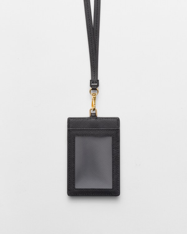 Porta badge in Saffiano Porta badge in Saffiano