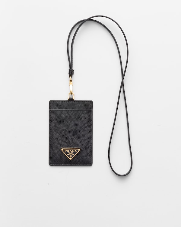 Porta badge in Saffiano Porta badge in Saffiano