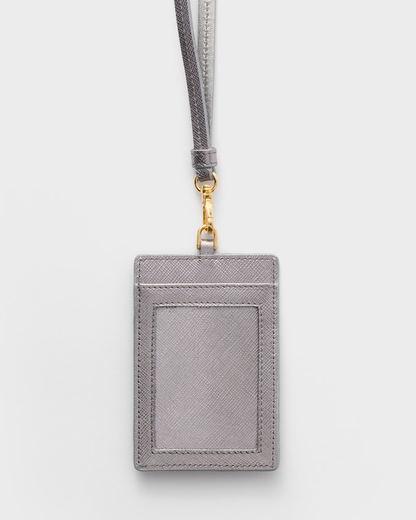 Saffiano Leather Badge Holder Saffiano Leather Badge Holder