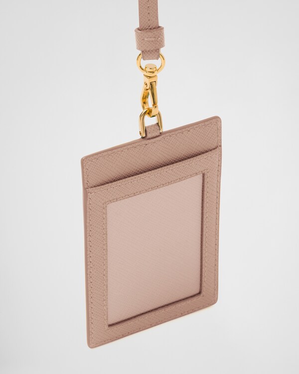 Porta badge in Saffiano Porta badge in Saffiano