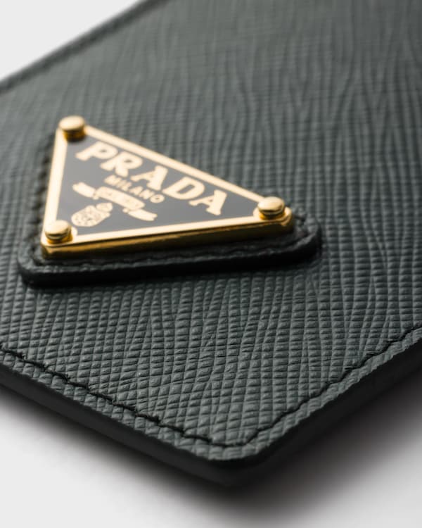 Saffiano Leather Badge Holder - Emerald Green Saffiano Leather Badge Holder - Emerald Green