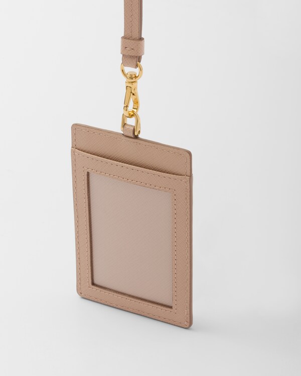 Saffiano Leather Badge Holder Saffiano Leather Badge Holder