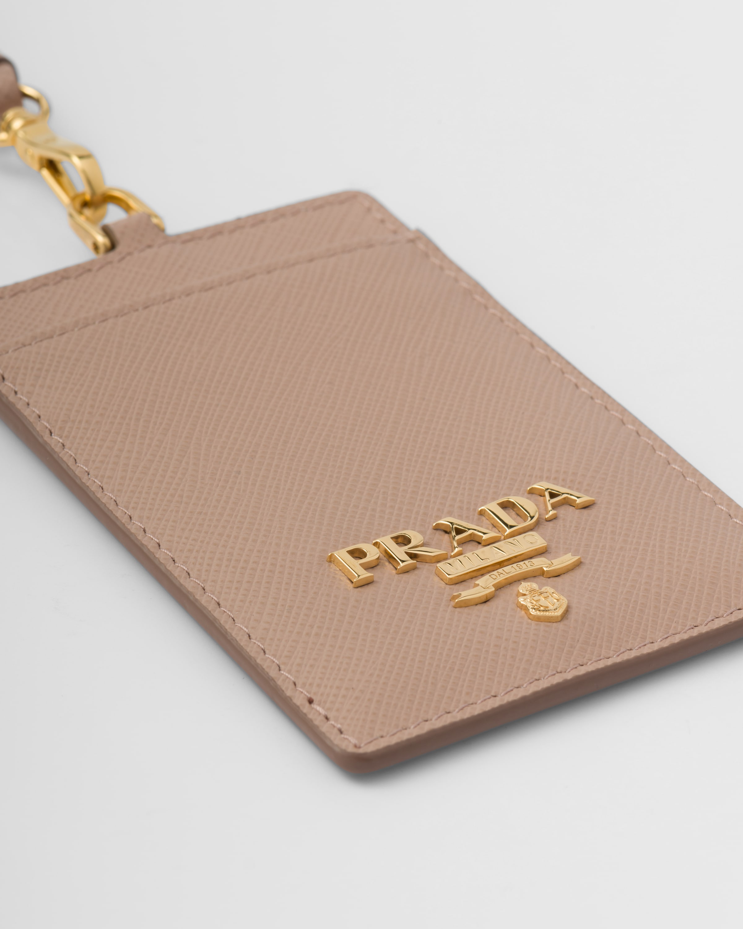 Badge holder prada shop