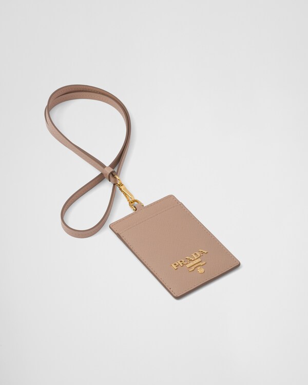 Saffiano Leather Badge Holder Saffiano Leather Badge Holder