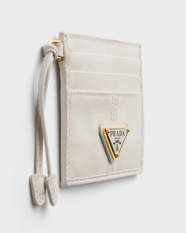 Tarjetero de piel - Blanco Tarjetero de piel - Blanco