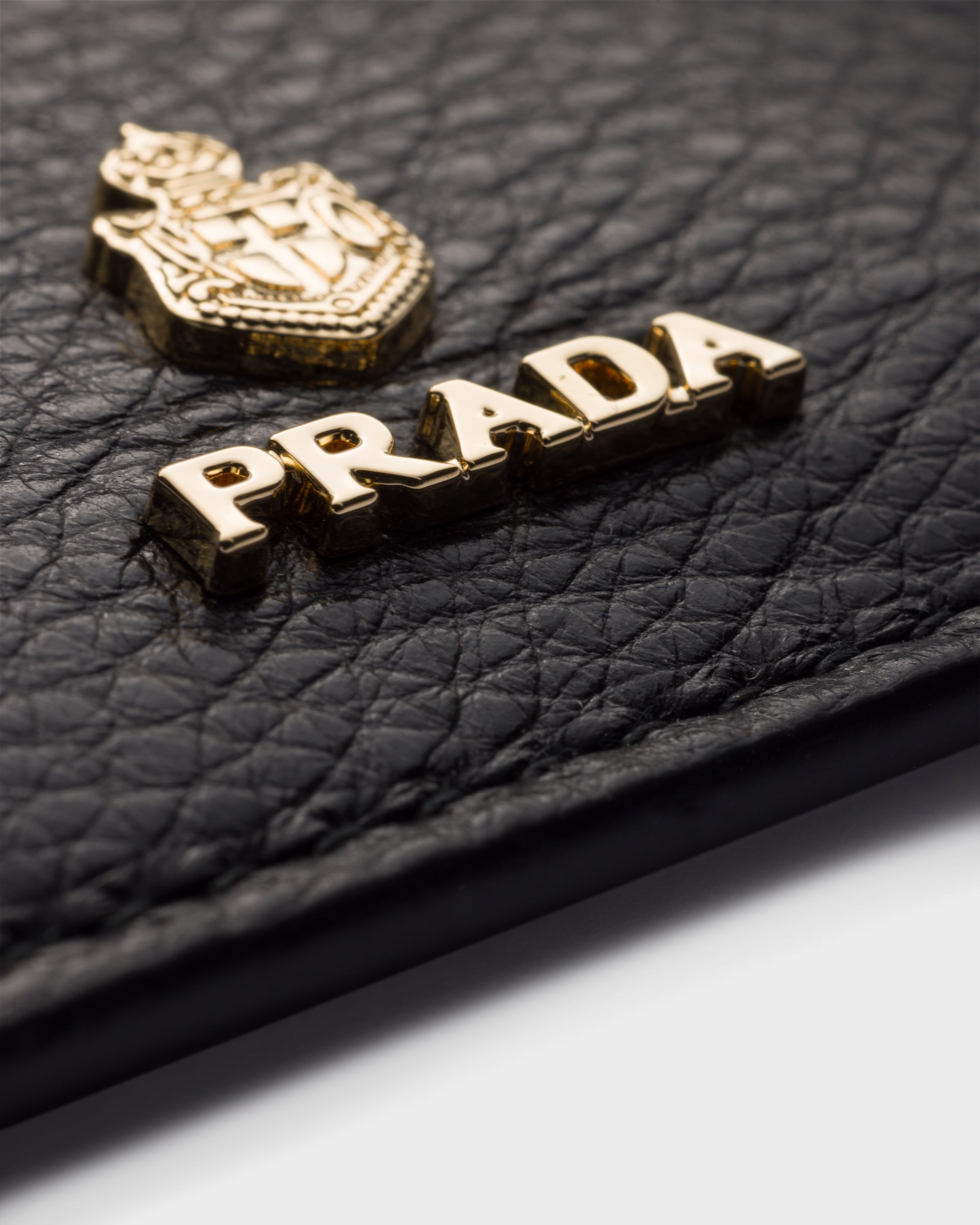 ブラック レザー カードケース | PRADA - 日本