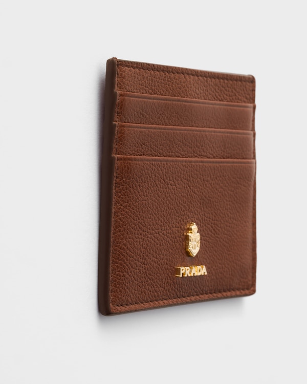 Leather card holder - Chestnut Brown Leather card holder - Chestnut Brown
