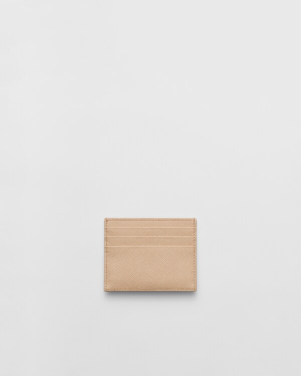 Kartenetui aus Saffiano Leder Kartenetui aus Saffiano Leder